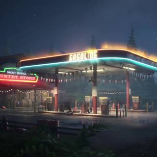 Service station wallpaper