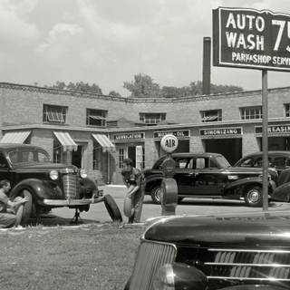 Service station wallpaper