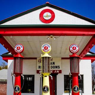 Service station wallpaper