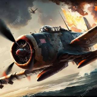 World War II fighter planes wallpaper