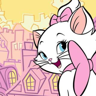 Kitten cartoon wallpaper