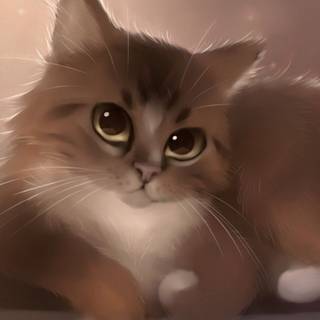 Kitten cartoon wallpaper