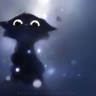 Kitten cartoon wallpaper