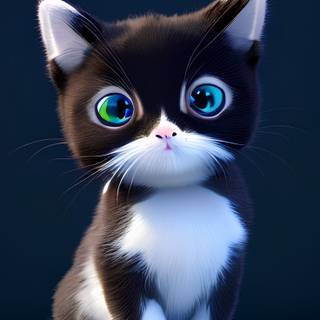 Kitten cartoon wallpaper