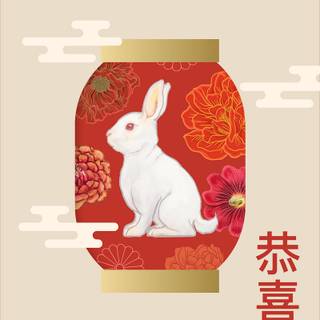 Rabbit autumn wallpaper