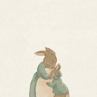 Rabbit autumn wallpaper