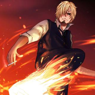 Sanji 4k PC wallpaper