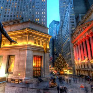 4k Wall Street wallpaper
