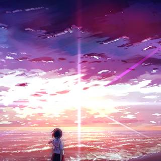 Aesthetic anime 4k phone wallpaper