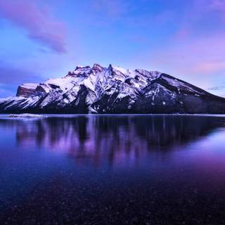 Aesthetic mountains 4k wallpaper