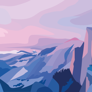 Aesthetic mountains 4k wallpaper