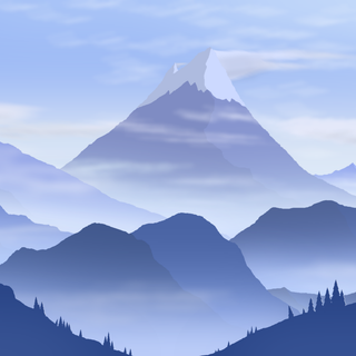 Aesthetic mountains 4k wallpaper