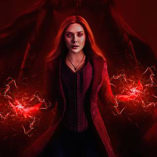 Scarlet Witch 4k PC wallpaper