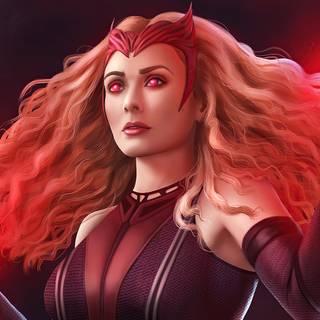 Scarlet Witch 4k PC wallpaper