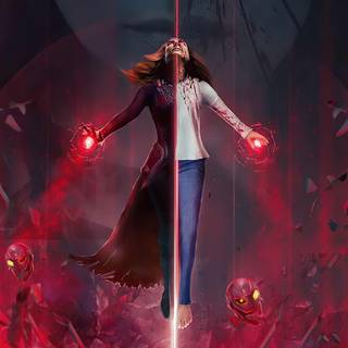 Scarlet Witch 4k PC wallpaper