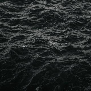 Black waves 4k wallpaper