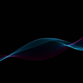 Black waves 4k wallpaper