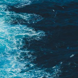 Black waves 4k wallpaper