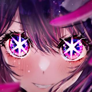 Purple cartoon 4k wallpaper