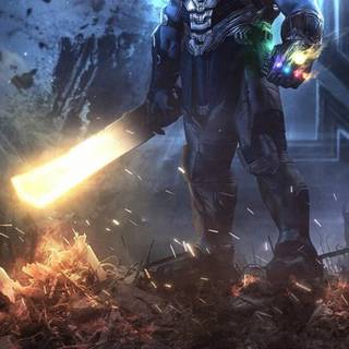 Thanos 4k iPhone wallpaper