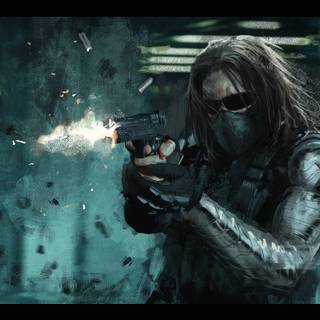 4k Winter Soldier wallpaper