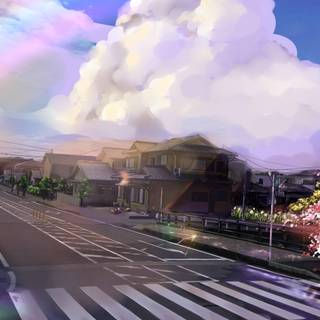 Street anime 4k wallpaper