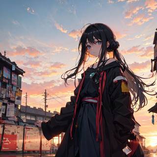 Street anime 4k wallpaper