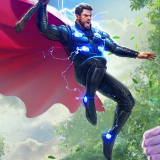 4k Thor phone wallpaper