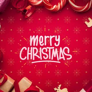Happy Christmas 4k wallpaper