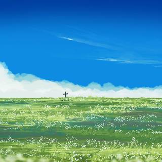 Anime 4k green wallpaper