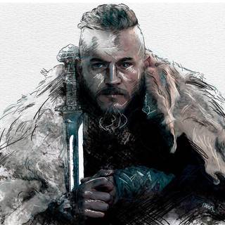 Ragnar Lothbrok PC wallpaper