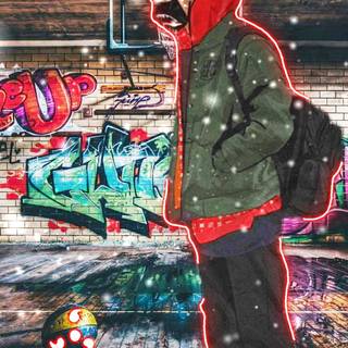 Kakashi graffiti wallpaper