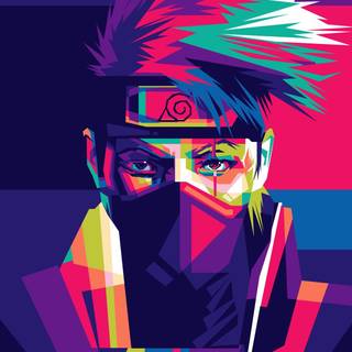 Kakashi graffiti wallpaper