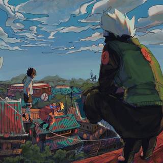 Kakashi graffiti wallpaper