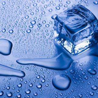 3D ice cube wallpaper
