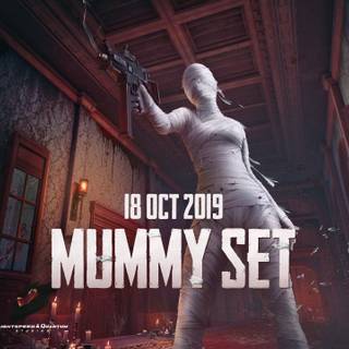 PUBG mummy suit mobile wallpaper