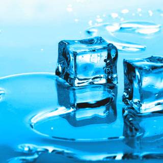 3D ice cube wallpaper