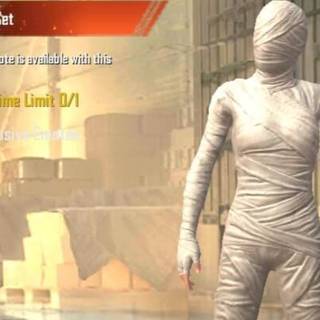 PUBG mummy suit mobile wallpaper