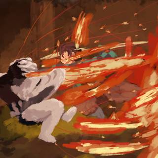 Rui Demon Slayer computer wallpaper