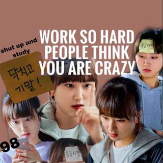 Kdrama aesthetic study wallpaper