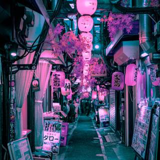 Cyberpunk theme wallpaper