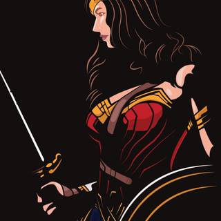 Wonder Woman phone wallpaper