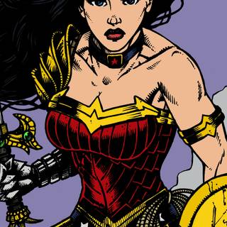 Wonder Woman phone wallpaper