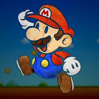 Sonic and Mario computer wallpaper