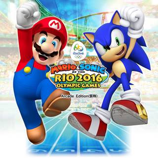 Sonic and Mario computer wallpaper