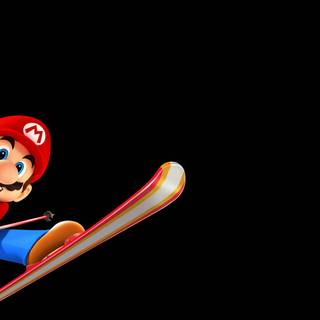 Sonic and Mario computer wallpaper