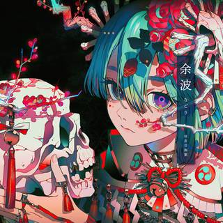 Anime skulls wallpaper