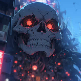 Anime skulls wallpaper