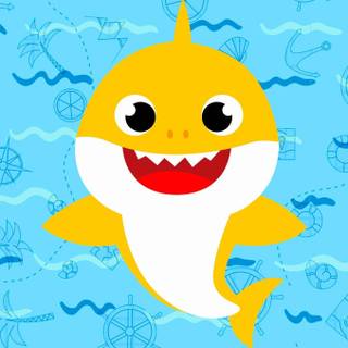Baby Shark phone wallpaper