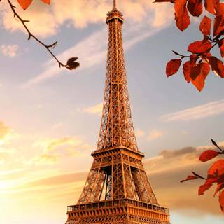 Twilight autumn wallpaper